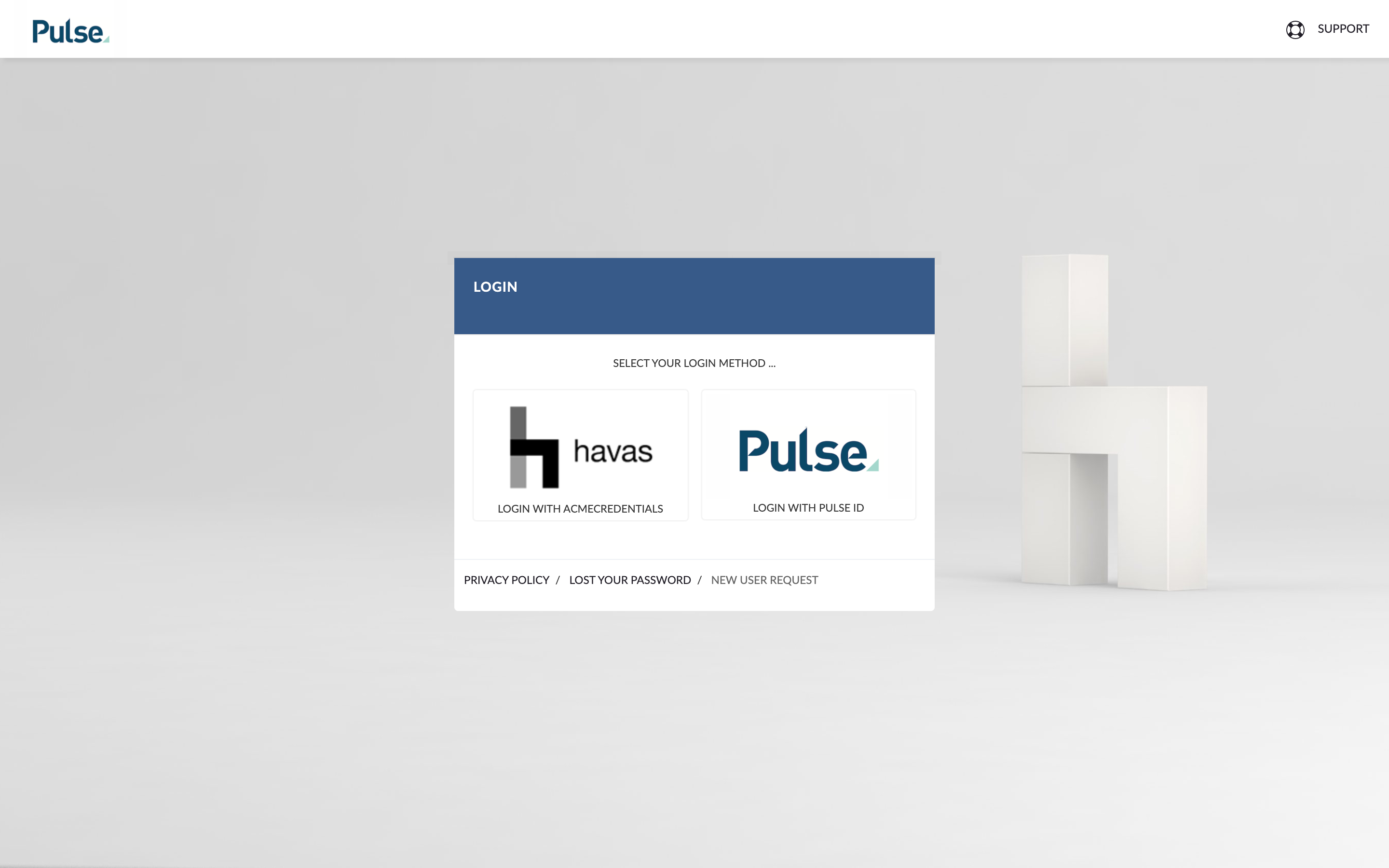 Pulse Login Page - Pronto